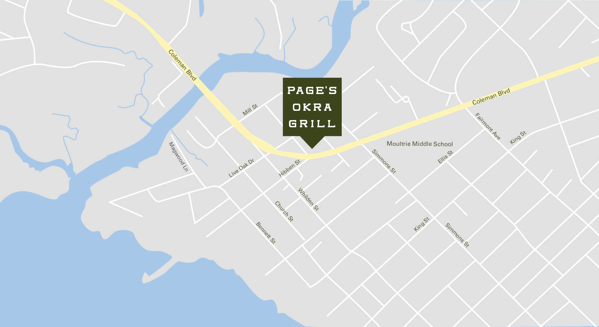 hotels near pages okra grill